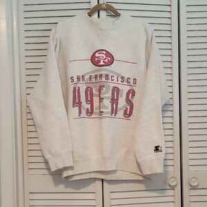 Starter San Francisco 49ers Gray Sweatshirt